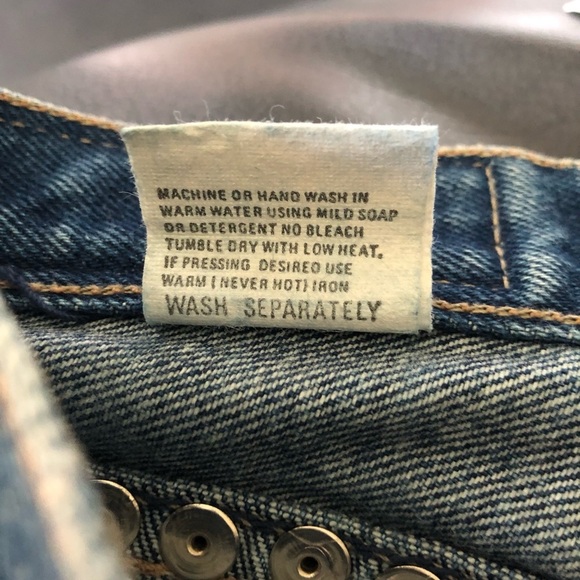 JEANJER Vintage Y2K 80’s Bedazzled High Waist Mom Jeans 9/10 Fits Sz 4 - Picture 10 of 10